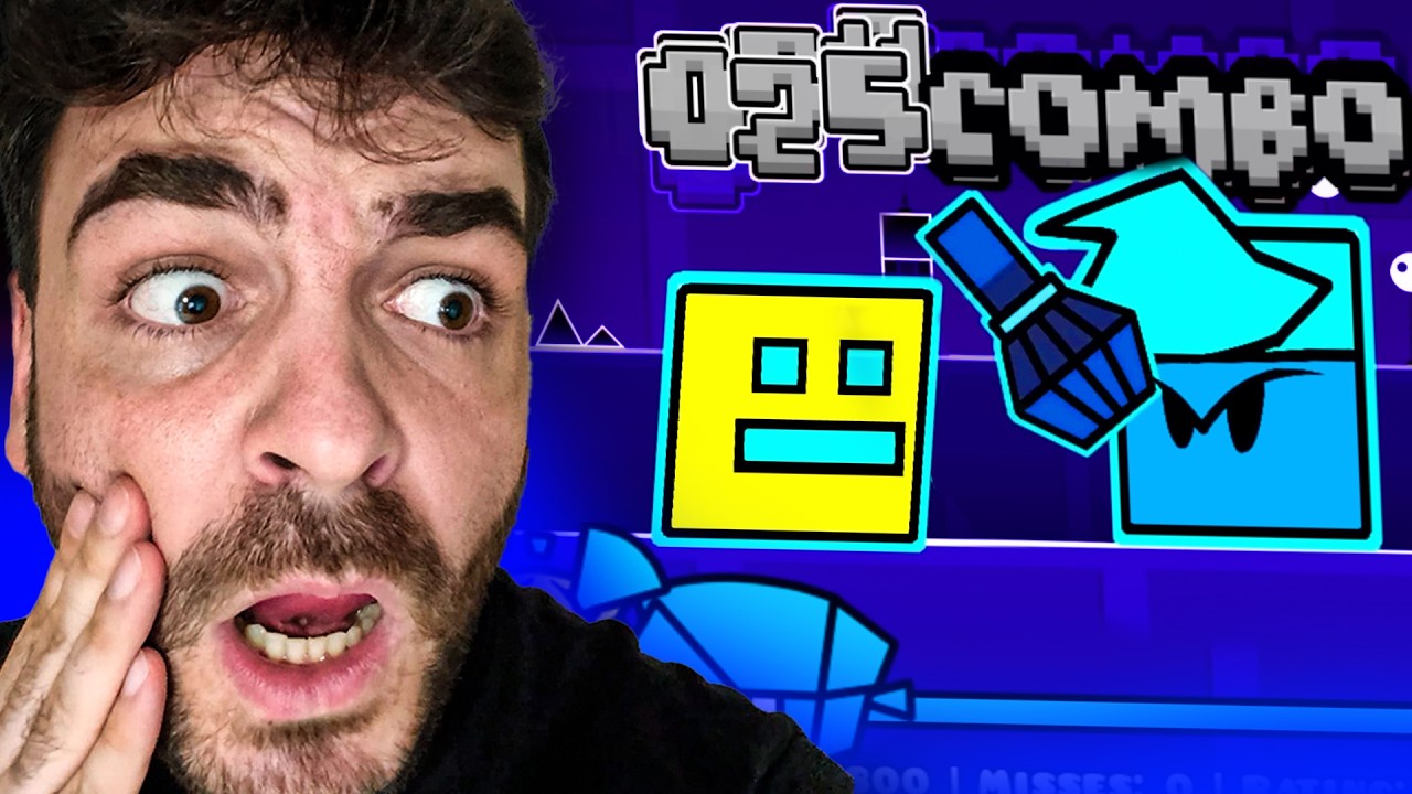 Este MOD de Geometry Dash en Friday Night Funkin es una LOCURA!😱