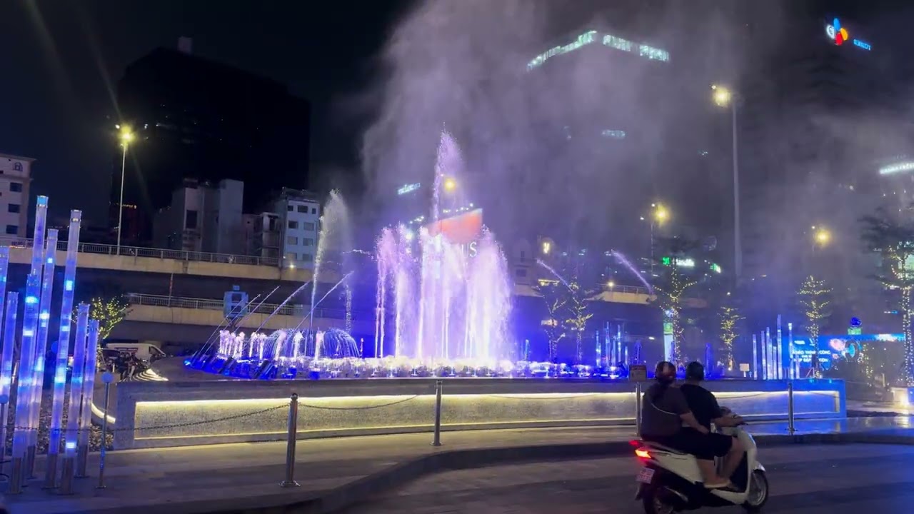 Nhạc nước cuối tuần tại toà nhà Saigon Marina IFC 7/2/2026