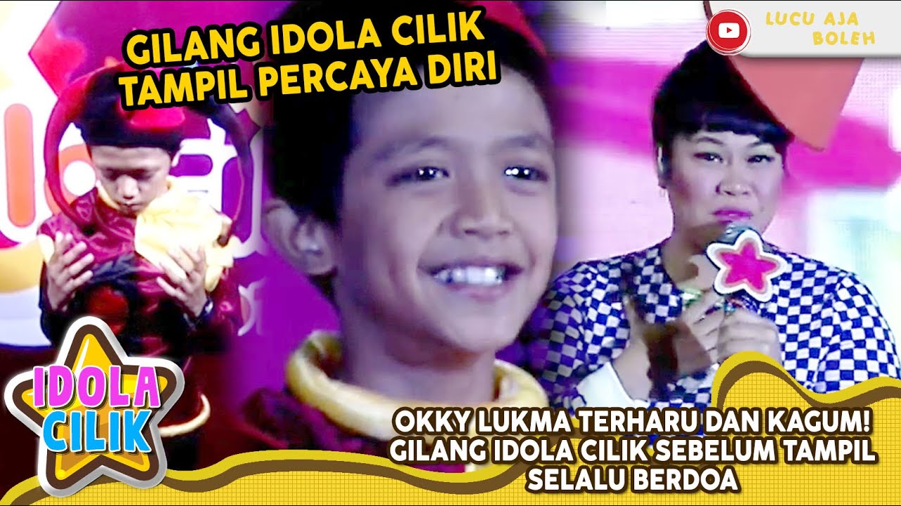 OKKY LUKMAN TERHARU DAN KAGUM! GILANG IDOLA CILIK SEBELUM TAMPIL SELALU BERDOA - IDOLA CILIK