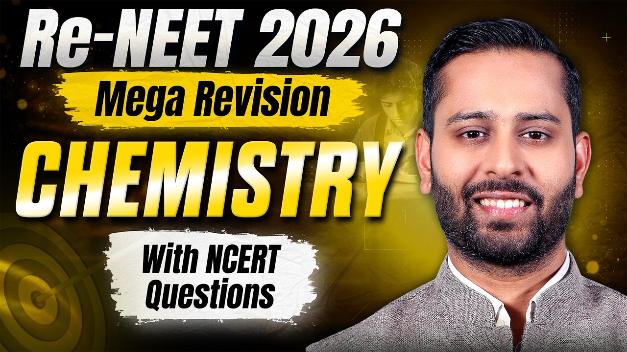 Re-NEET 2026: CHEMISTRY MEGA REVISION 🔥 Complete NCERT with Questions by PJ Sir | ALLEN NEET
