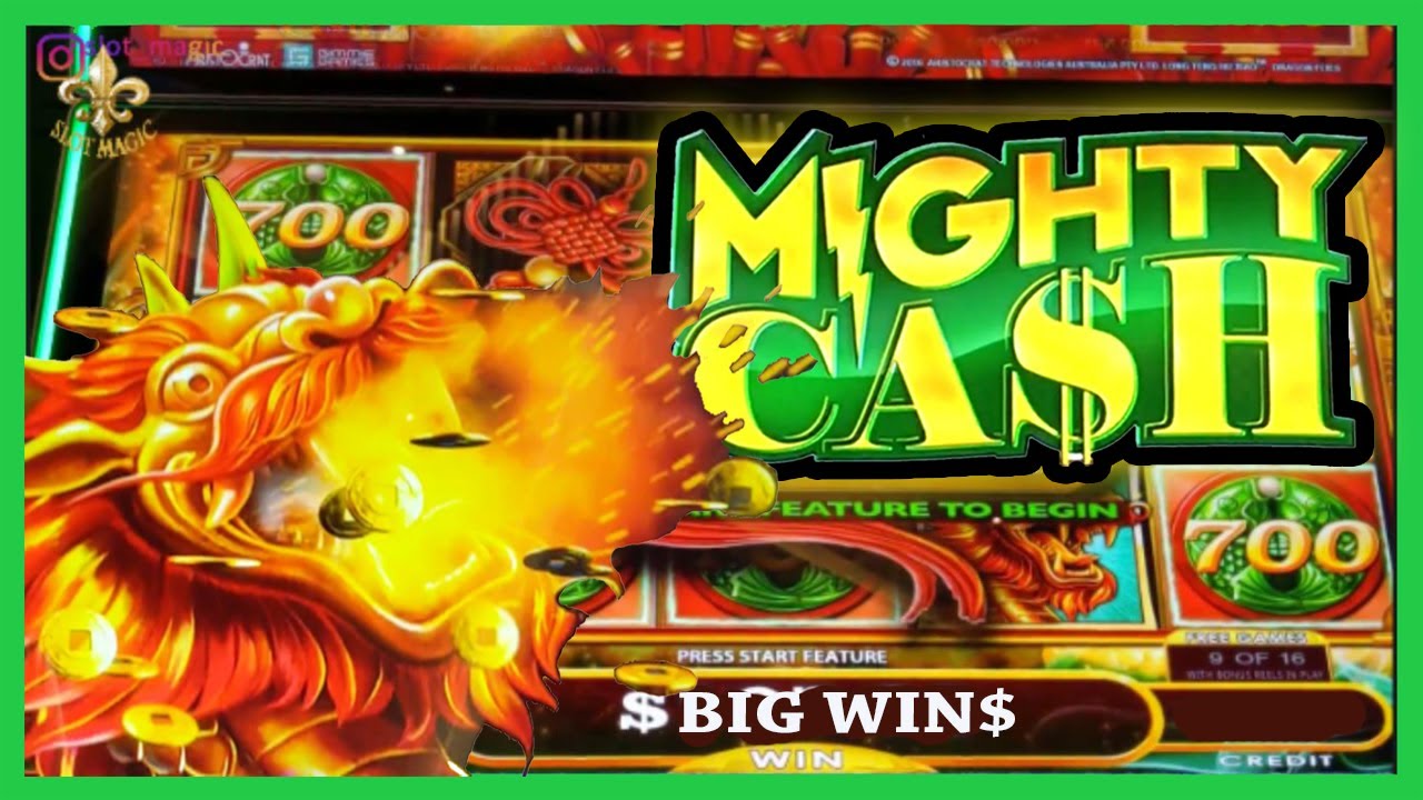 My Biggest Coin Yet on Mighty Cash the Bad Breath Dragon🤣BIG WINS!🐲 [AOTW]