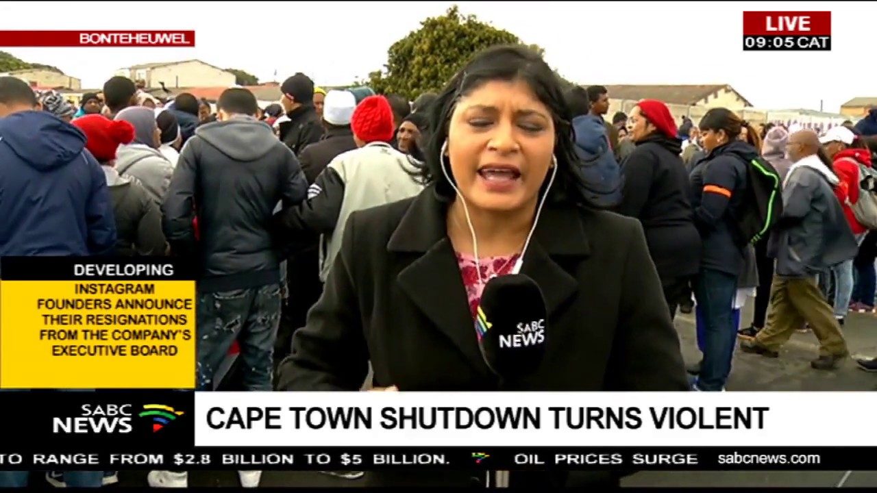 Several arrested at the Cape Town shutdown protest