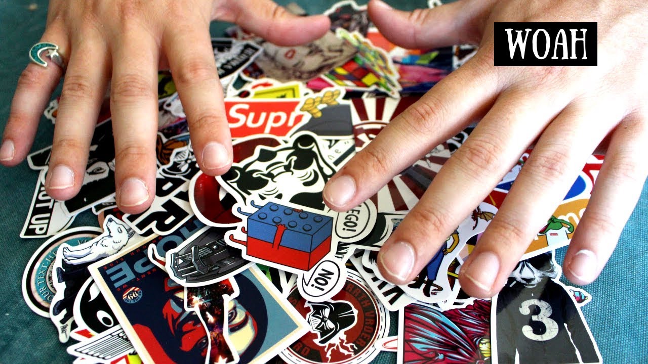 100 RANDOM STICKERS HAUL Part 2