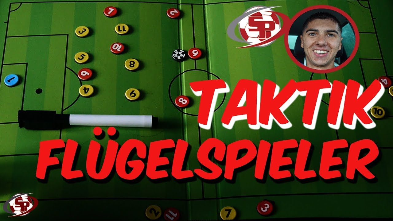 Fl&uuml;gelspieler Taktik - Spielaufbau &uuml;ber den Fl&uuml;gel