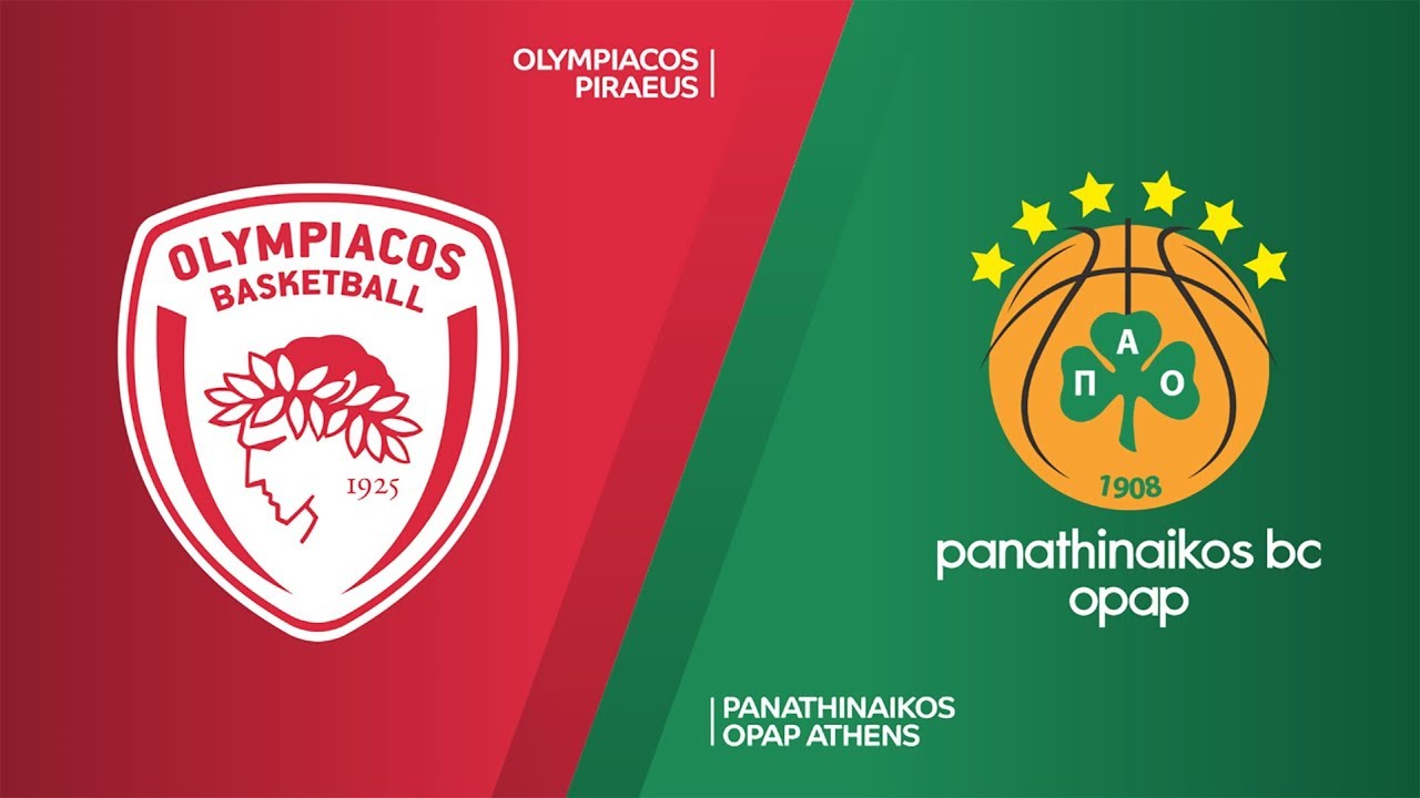 Olympiacos Piraeus - Panathinaikos OPAP Athens Highlights | Turkish Airlines EuroLeague, RS Round 27