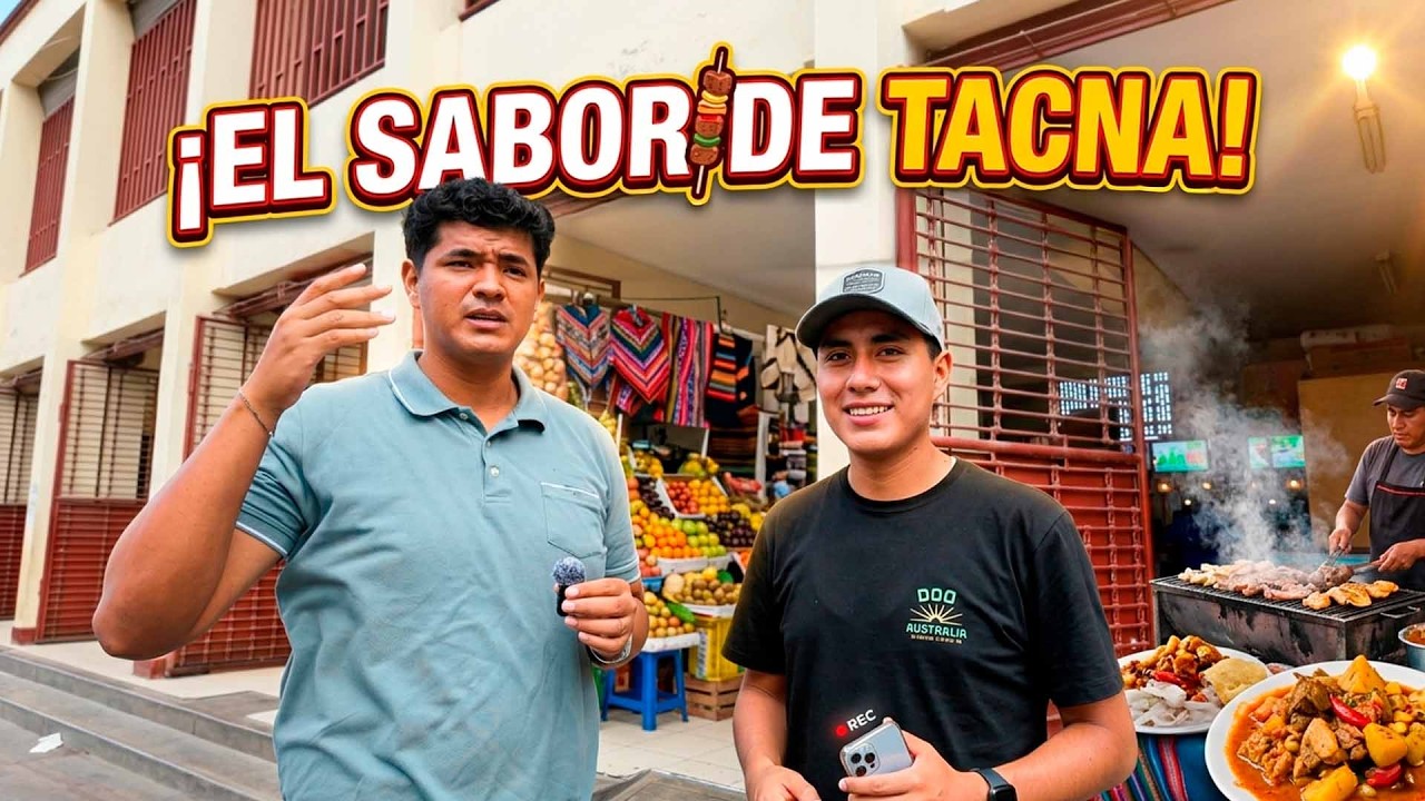 Comiendo en un MERCADO de Tacna… ¡No esperábamos esto!