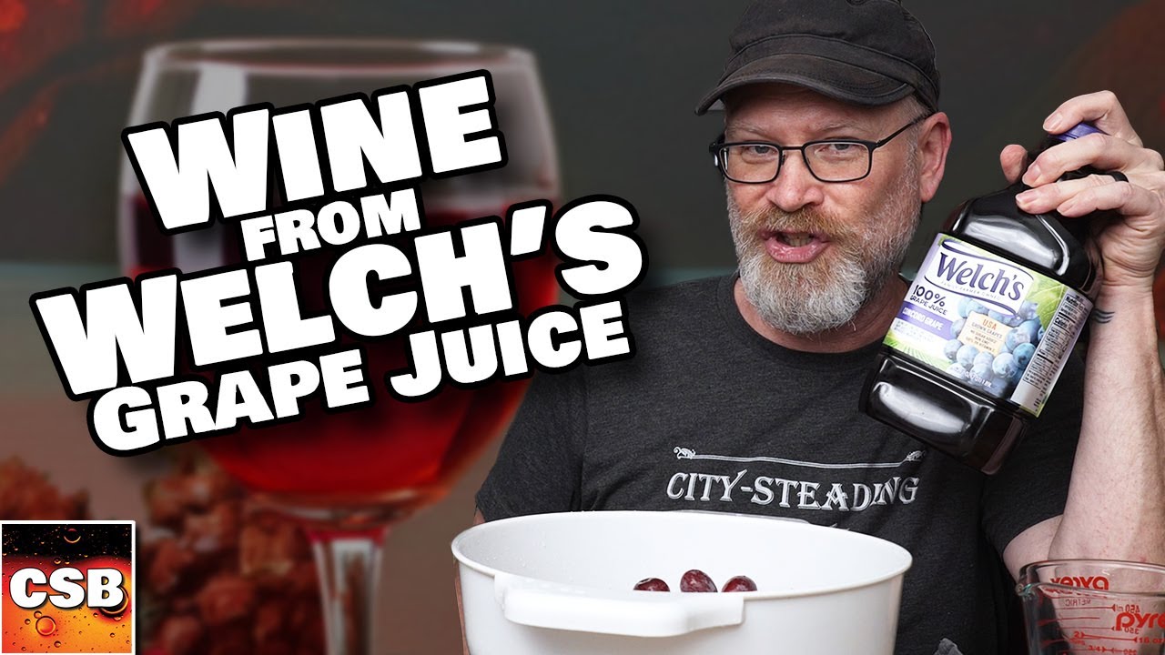 How to Make Homemade Wine from Welch's Juice