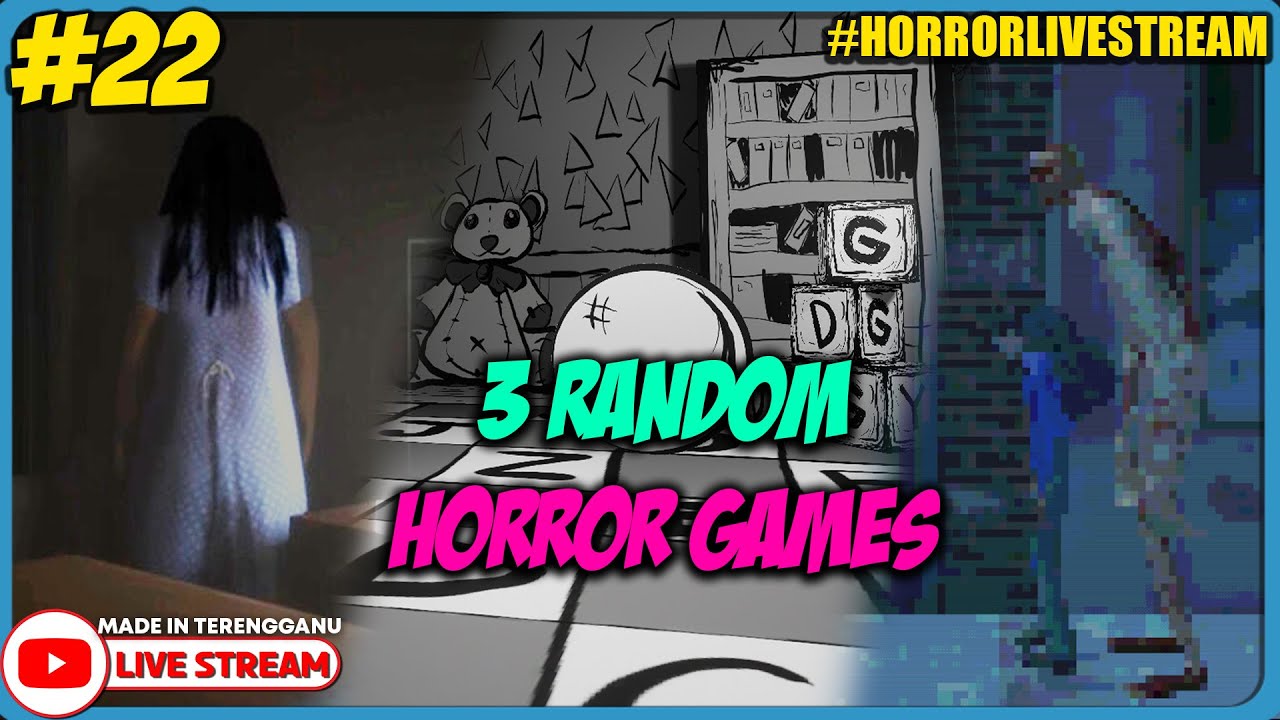 *SERAM!* MOTHER'S HOME ||🔴 3 RANDOM HORROR GAMES #22 (Malaysia) #HorrorLivestream