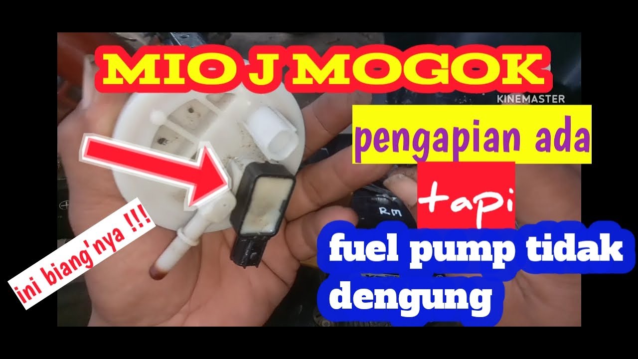 Mio J mogok api ada tapi fuel pump tidak dengung