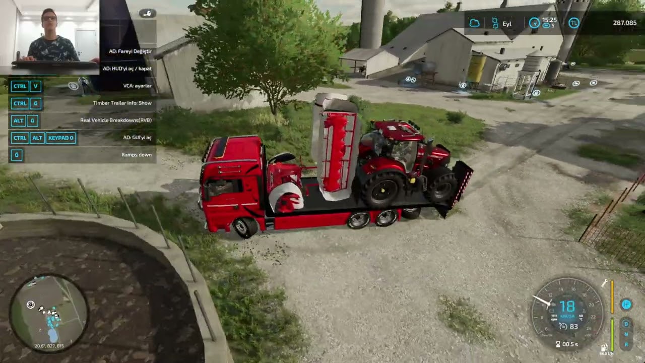 Farming Simulator 22 gerçek hayat 4.  bölüm tarlayı biçtim