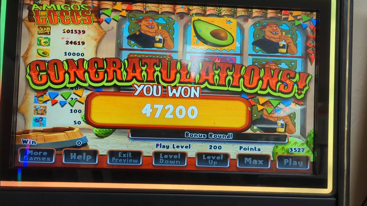 PA Skills 🤠 145 spins MEGA hit on $2 Amigos 🤠💵💵💵 