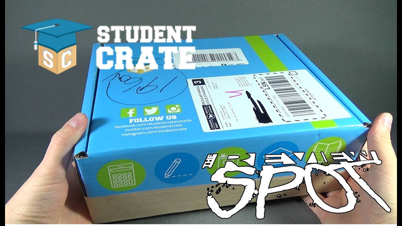 Subscription Spot - Student Crate Boys Subscription Box OPENING!