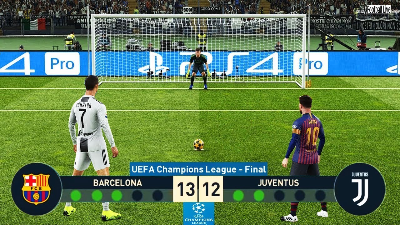 PES 2019 | Барселона — Ювентус | Финал Лиги чемпионов УЕФА (ЛЧ) | Серия пенальти