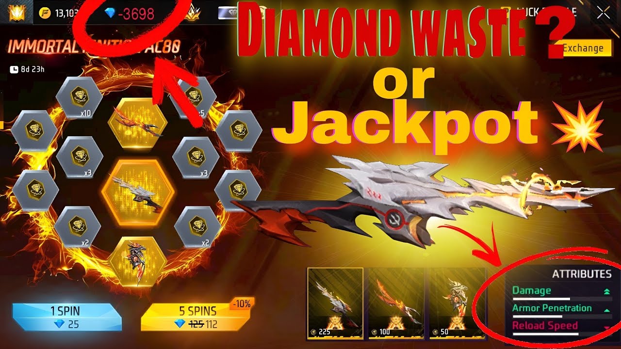 New AC80 Ring Event Free fire spin trick 😍।FF new ring event 