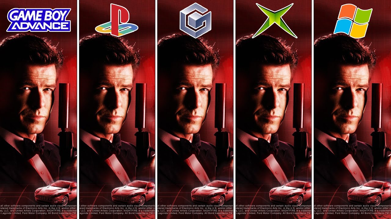 James Bond 007 Nightfire (2002) GBA vs PS2 vs GameCube vs XBOX vs PC (Graphics Comparison)