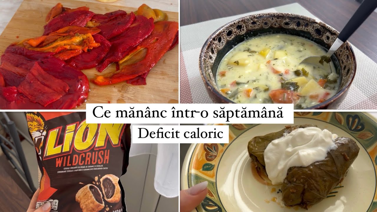 Ce mănânc într-o săptămână? | Idei de mese pentru deficit caloric