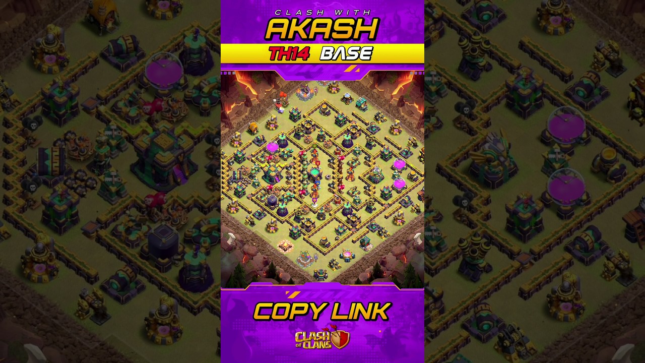 Only 1 Star TH14 War Base 2025 Anti 2 Star Anti Electro Dragon Anti Zap Witches Clash of Clans