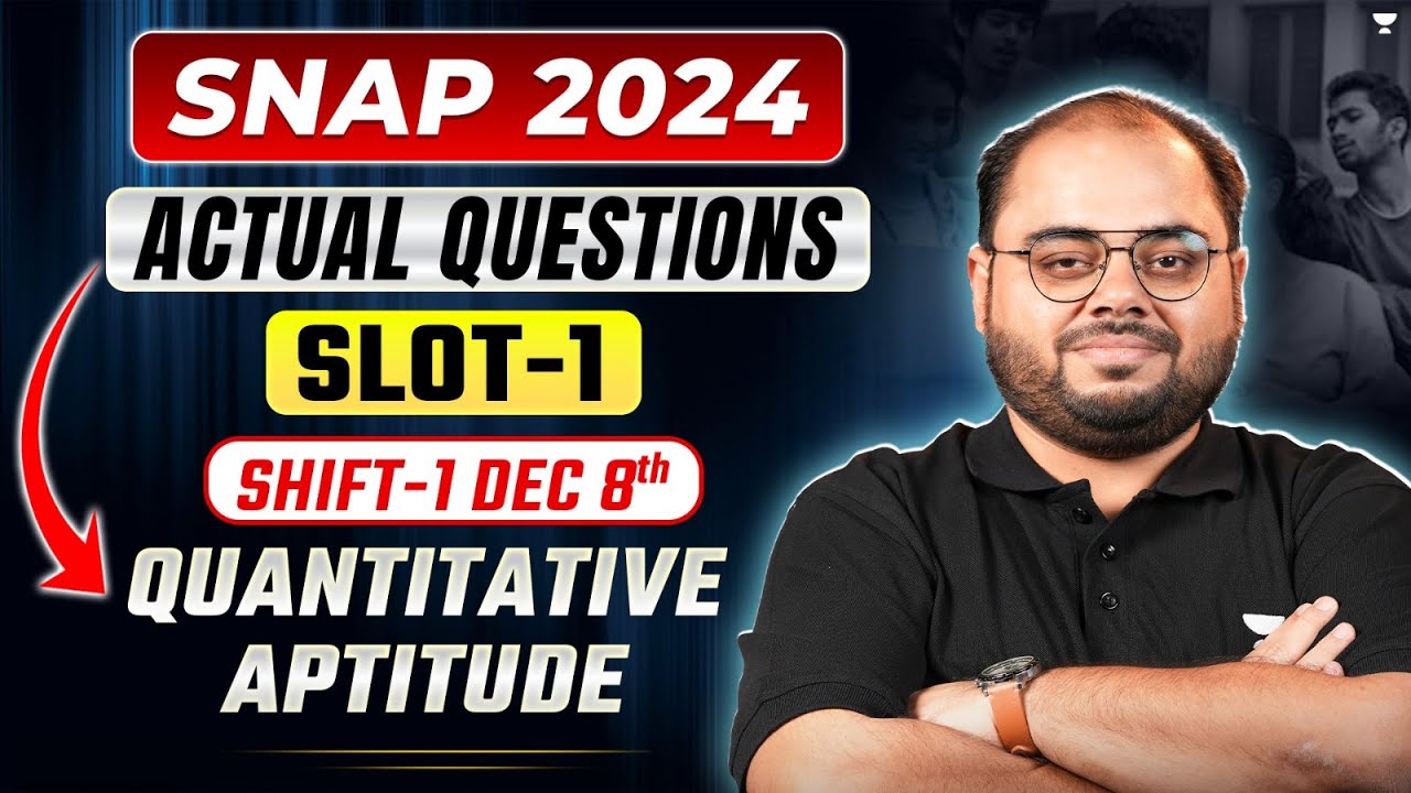 SNAP 2024 | Слот 1-Смена 1 | Реальные вопросы по количественному анализу