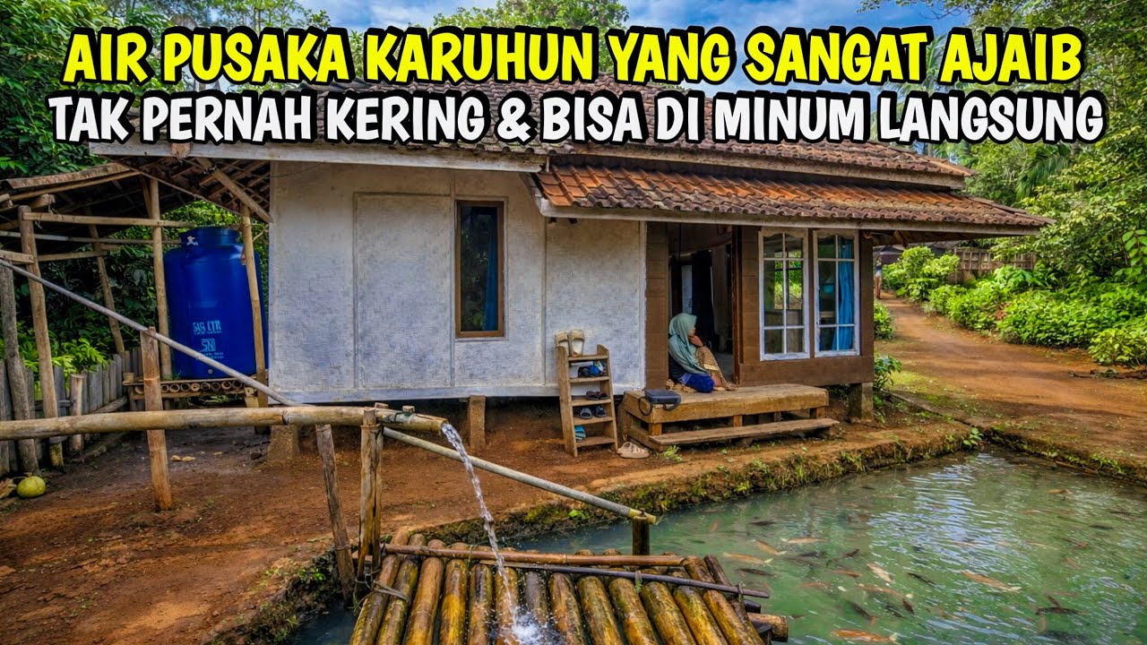 Sangat Langka.. Beginilah sumber mata air bersih di pedesaan terindah jawa barat