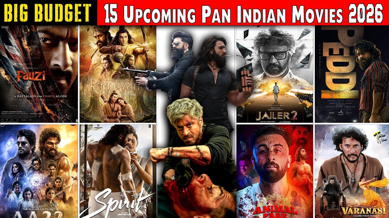 15 BIGGEST PAN-INDIAN MOVIES of 2026 | 2026 की सबसे बड़ी Pan Indian Films | Toxic, Jailer 2, KinG.