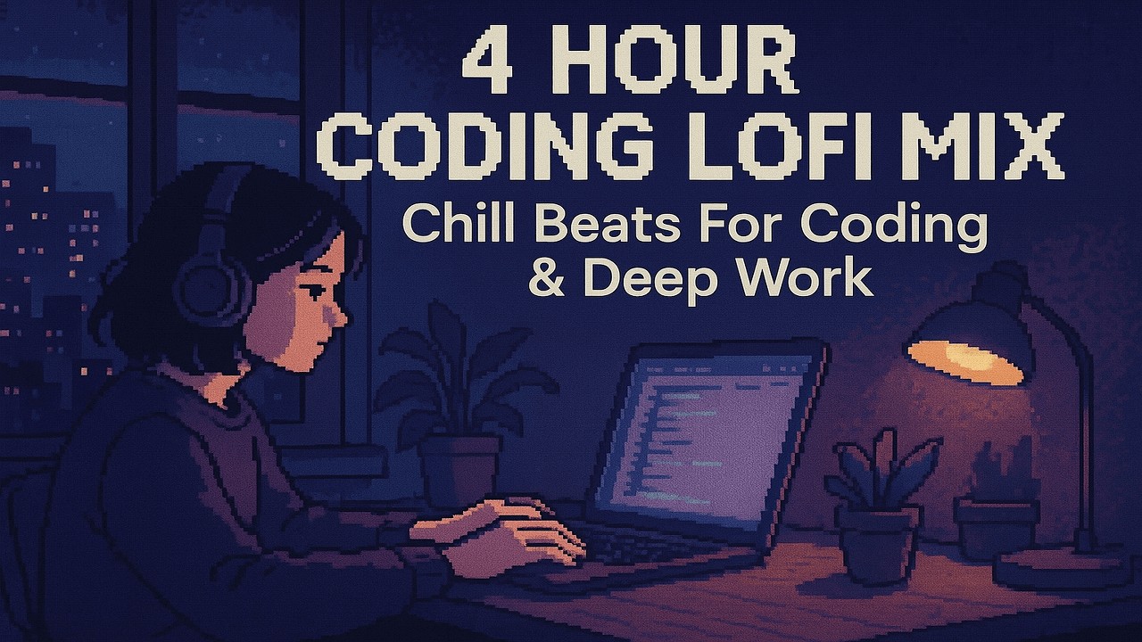 4 Hour Coding LoFi Mix – Chill Beats For Coding & Deep Work
