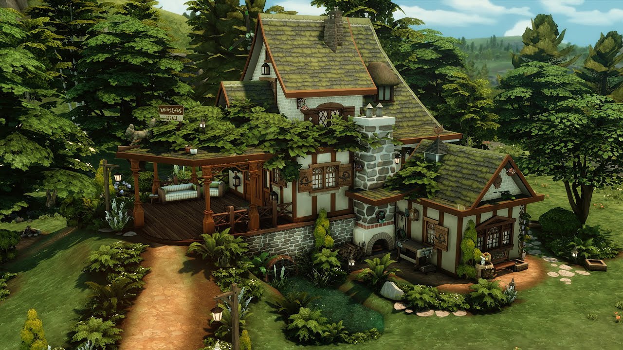 Florist's Country House in Henford-On-Bagley🪴| The Sims 4 Speed Build | Lofi
