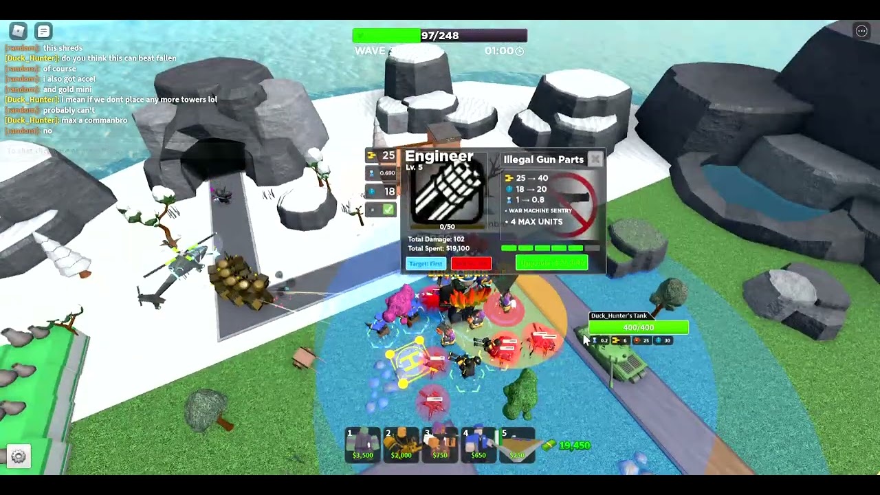 Engineer gaming (not exaclty only engineer) in roblox TDS