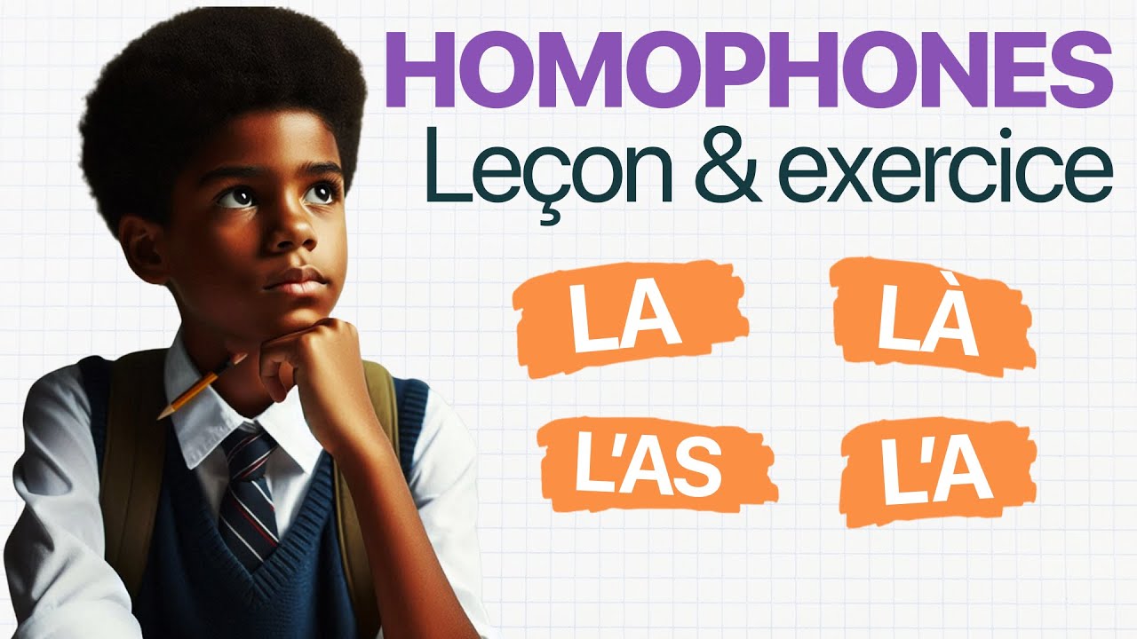 Quel HOMOPHONE choisir entre LA/LÀ/L'AS/L'A ? (Orthographe - Cycle 3 - CM1/CM2/6e)