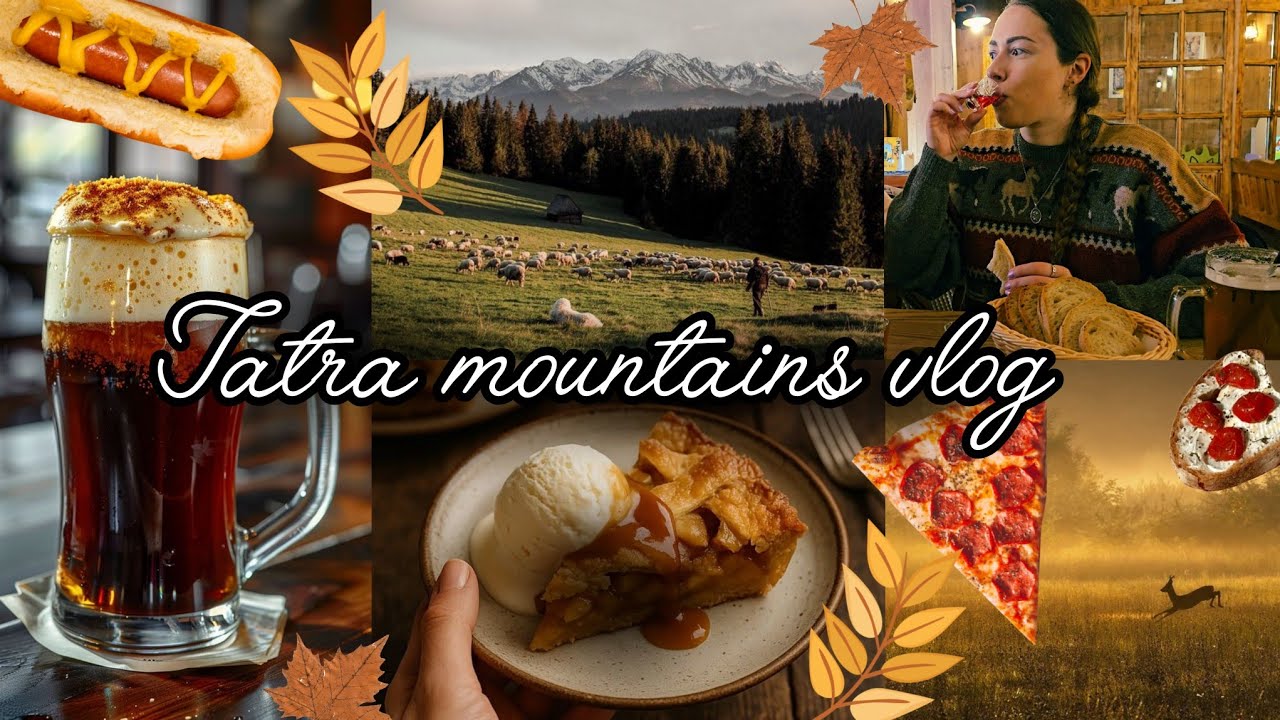 Уютная осень в Закопане 🍂🥐 Первый снег, местная еда и дикая природа | Видеоблог о Татрах