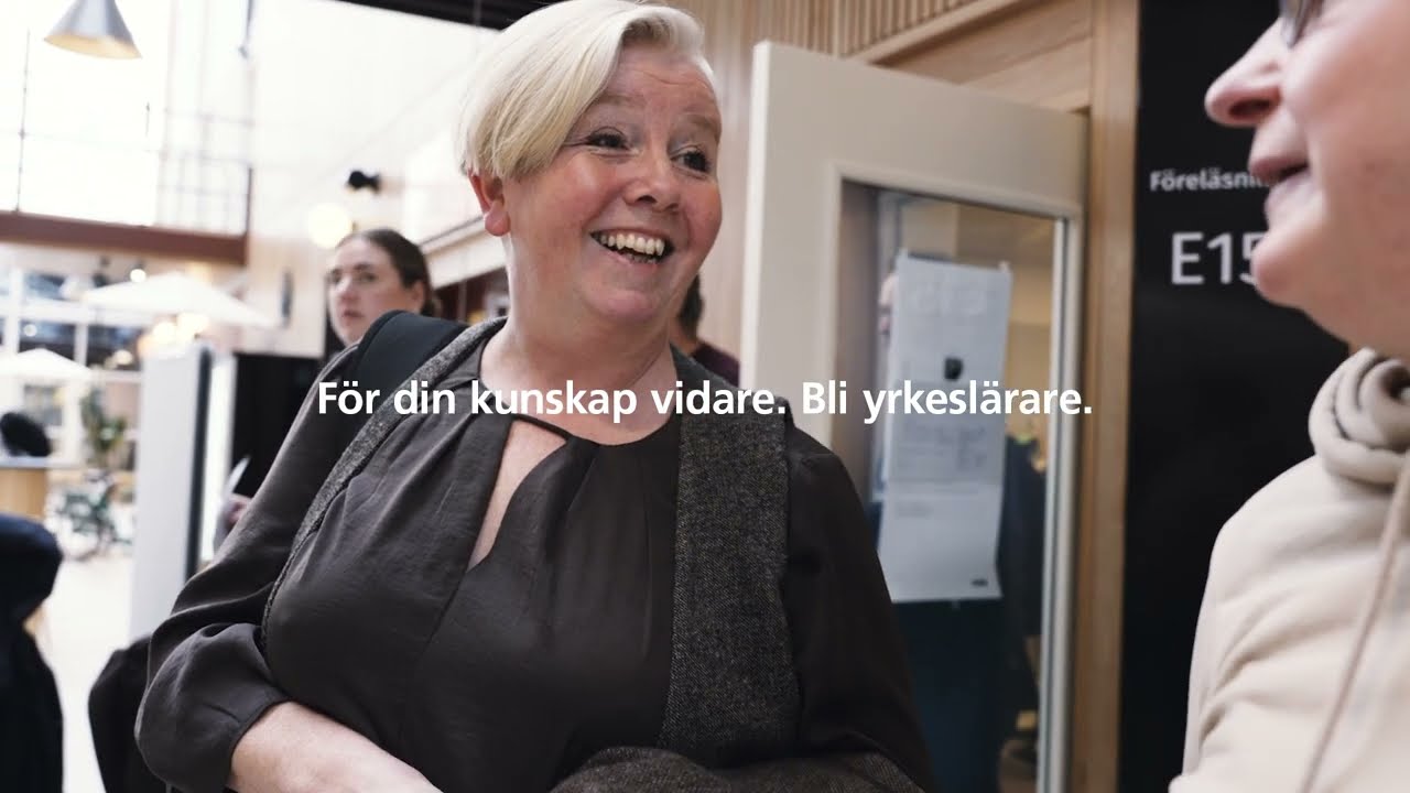 Så här blir du yrkeslärare. Studera på halvtid.