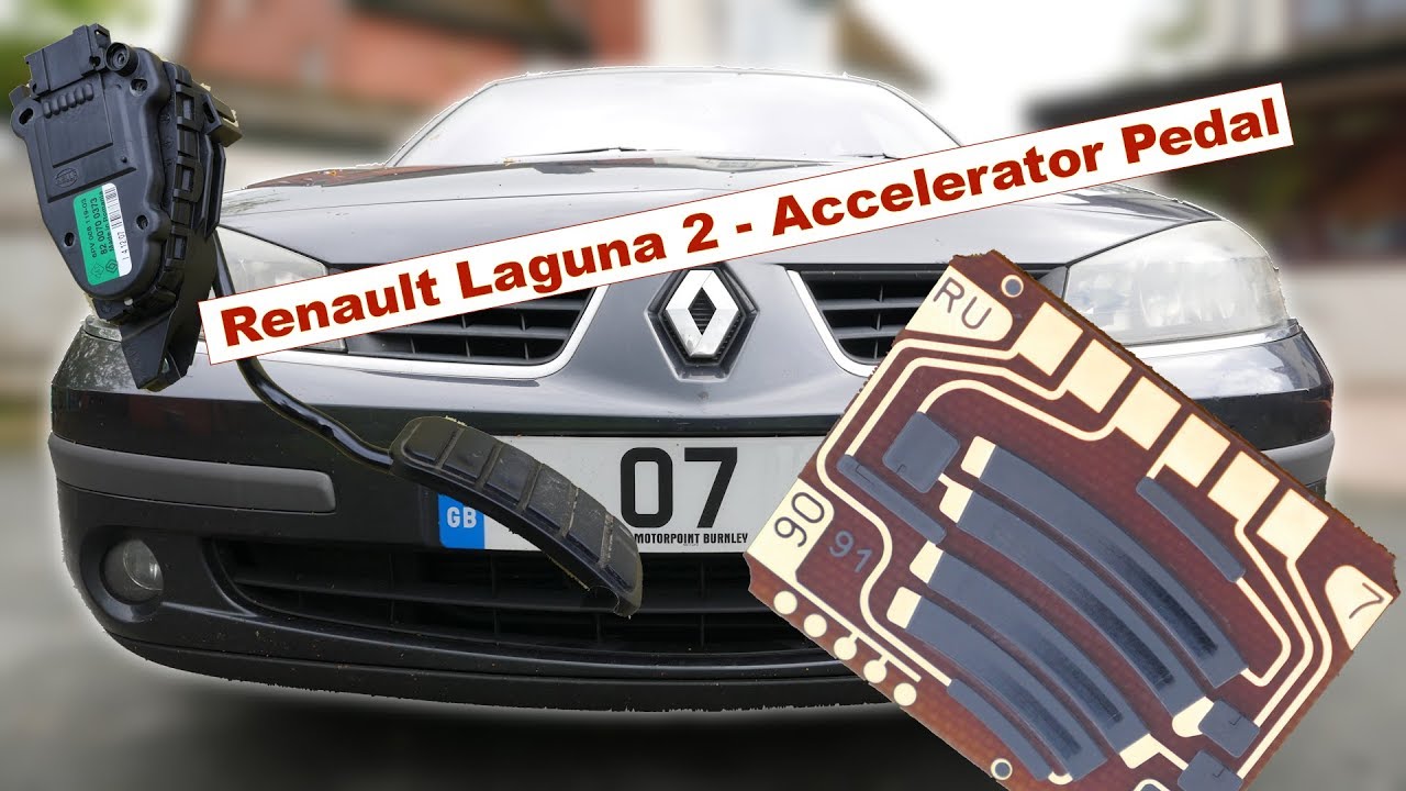 Replacing Accelerator Pedal on a 2007 Renault Laguna II 2 and opening the old pedal up to see inside