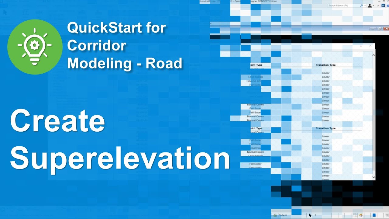 05 Create Superelevation