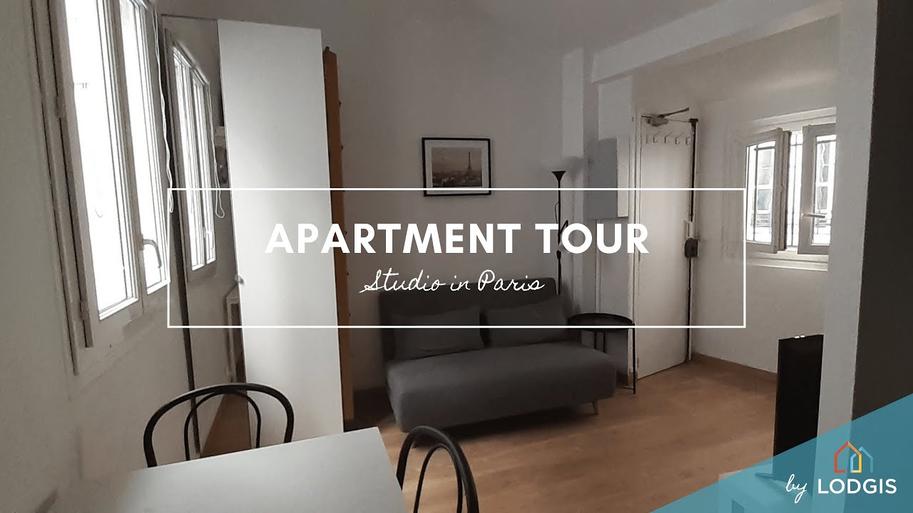 Apartment Tour // Furnished  16m2 in Paris – Ref : 11820885