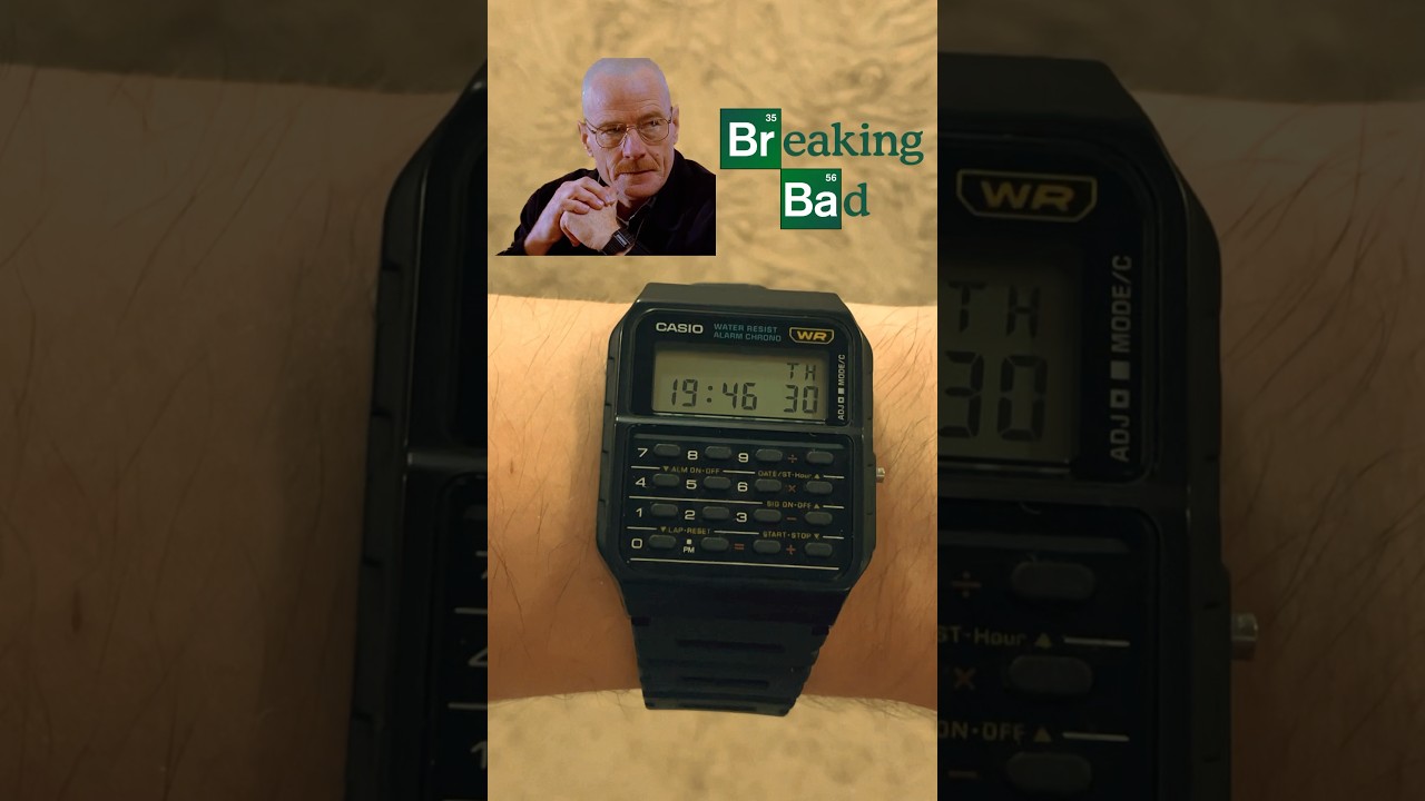 Casio CA-53W. Watch from 80&rsquo;s. This is the wristwatch of Marty McFly and Walter White. #casio #80s