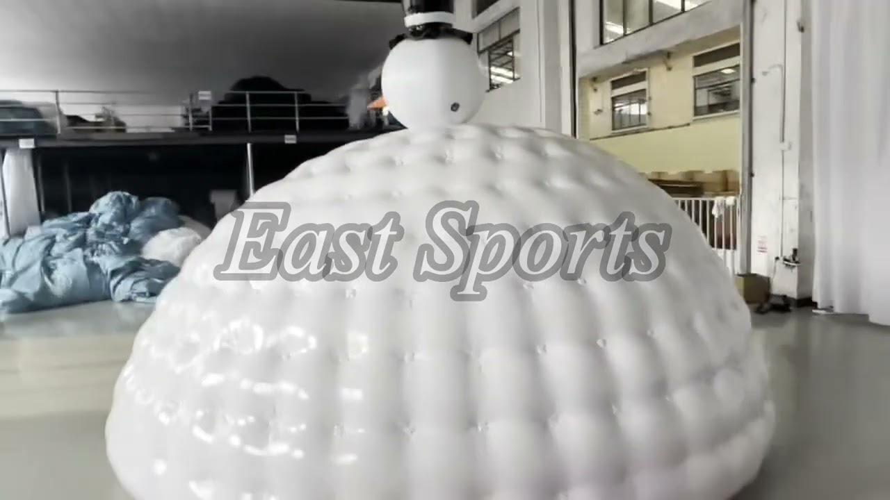Inflatable snow man dome tent#advertisinginflatables #tent #inflatable
