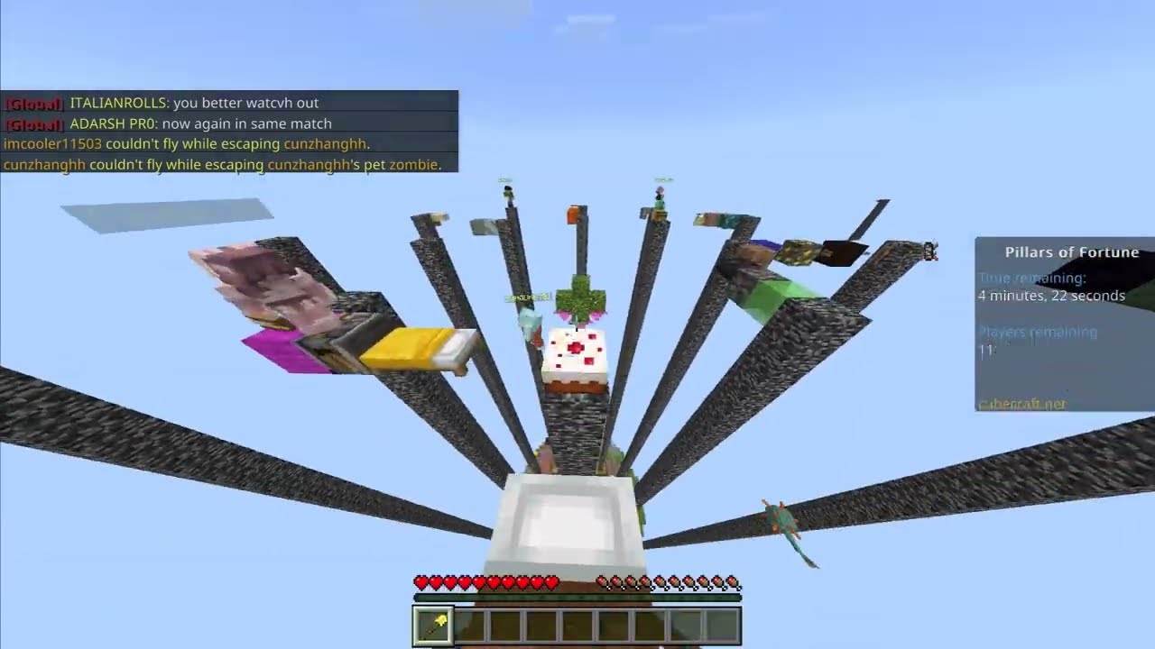 （CubeCraft）SQAHIAのPillars of Fortune
