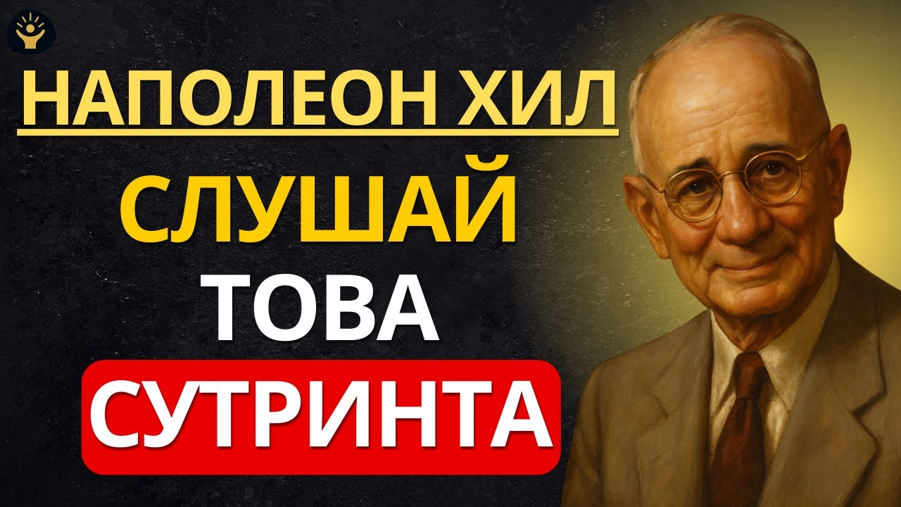АКО ЧУЕШ ТОВА СУТРИНТА, УНИВЕРСУМЪТ ЩЕ ТЕ ПРЕНАСОЧИ | Наполеон Хил