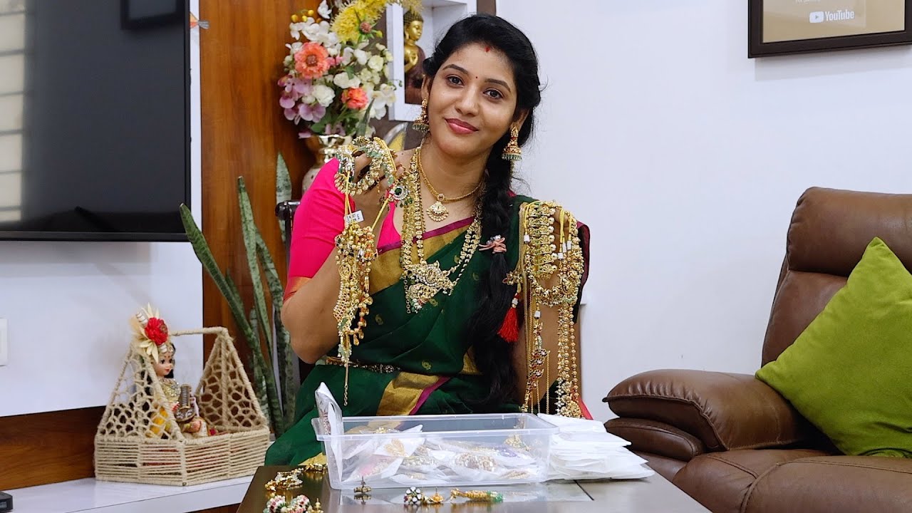 ఇంతవరకు మీకు చూపించని నా Premium Gold Copy డిజైన్స్👉 Latest Jewellery Collection🤩 Shopping Haul