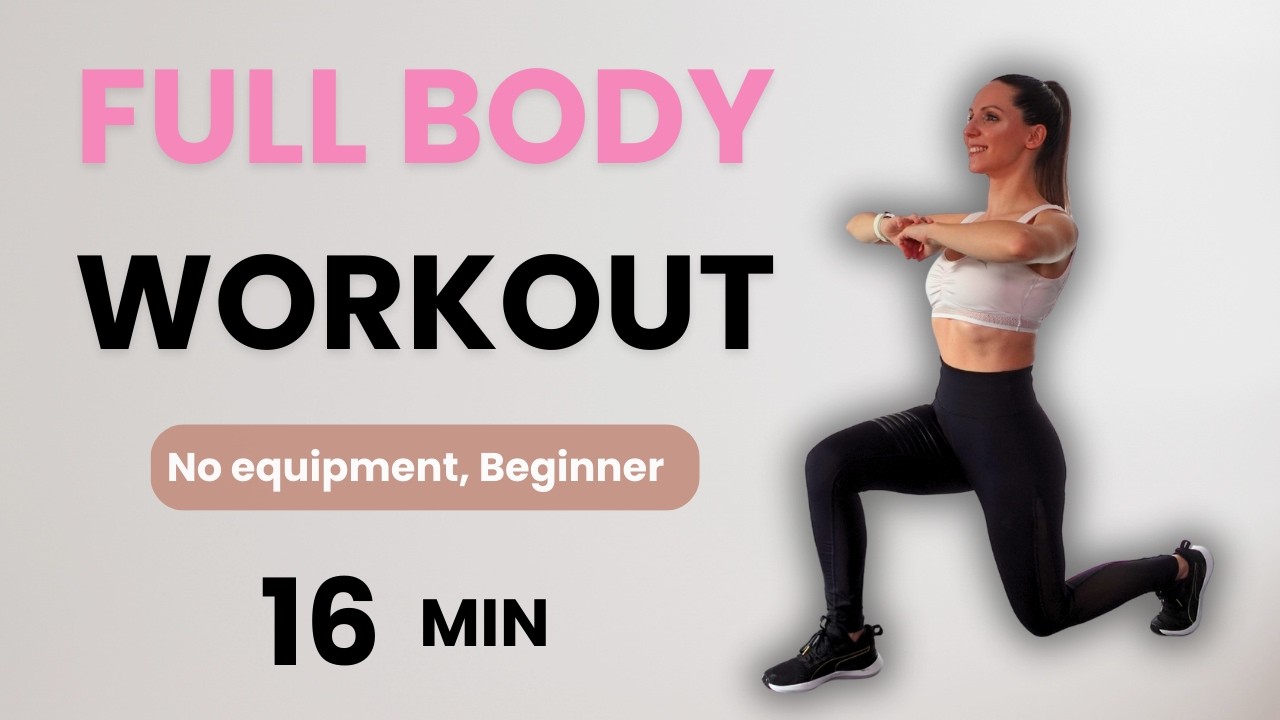 16 MIN FULL BODY WORKOUT  | Burn, Tone & Feel Amazing | No equipment - Beginner friendly