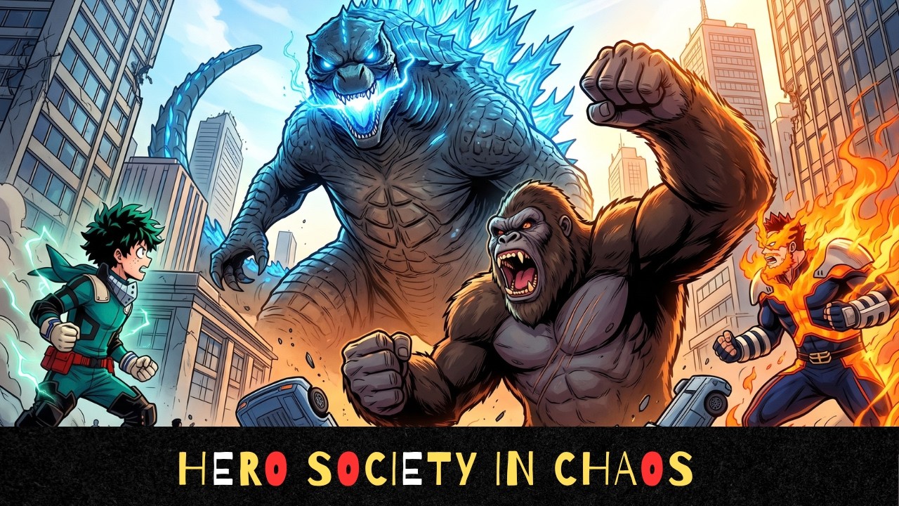 What If Godzilla and King Kong Entered the My Hero Academia Universe