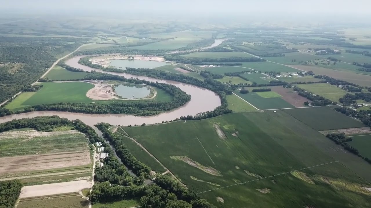 Flying around the fields of Manhattan, KS