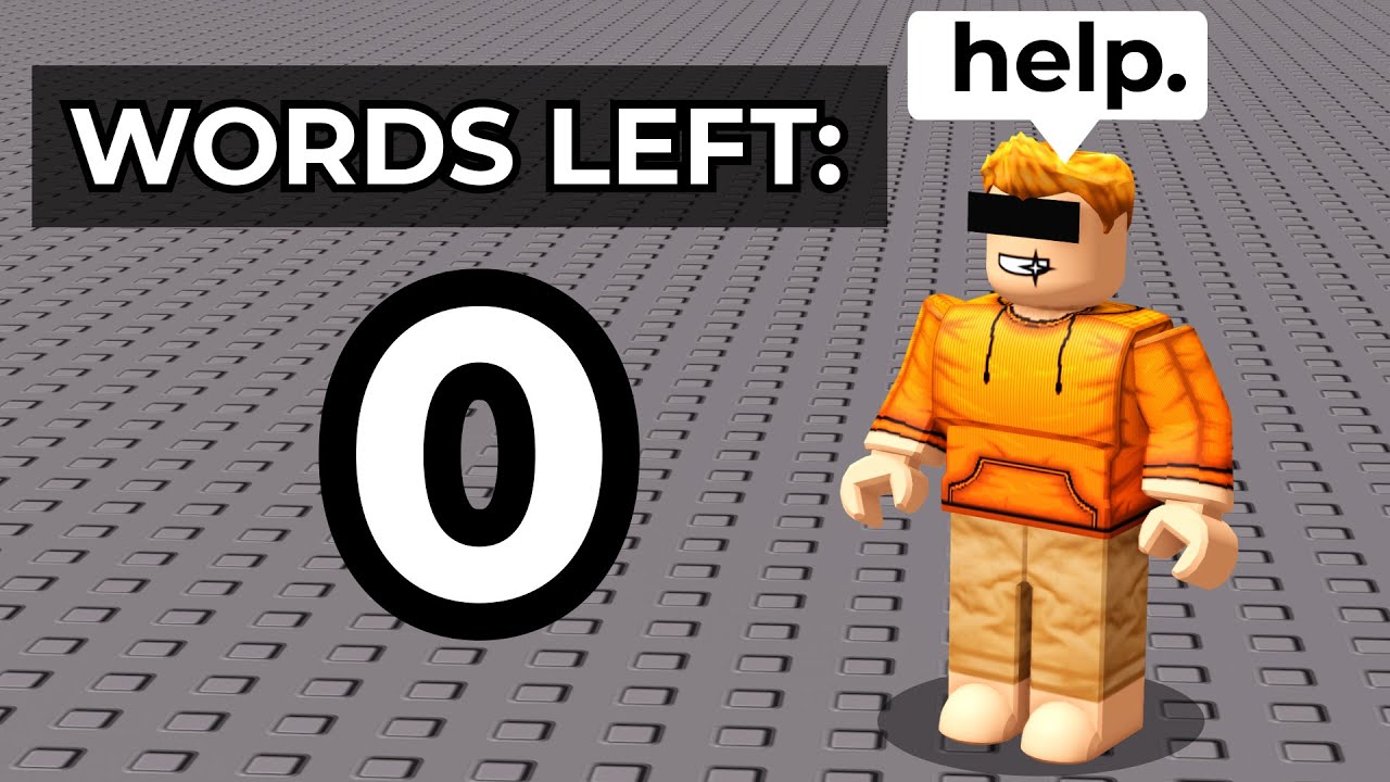 ROBLOX LIMITED WORDS