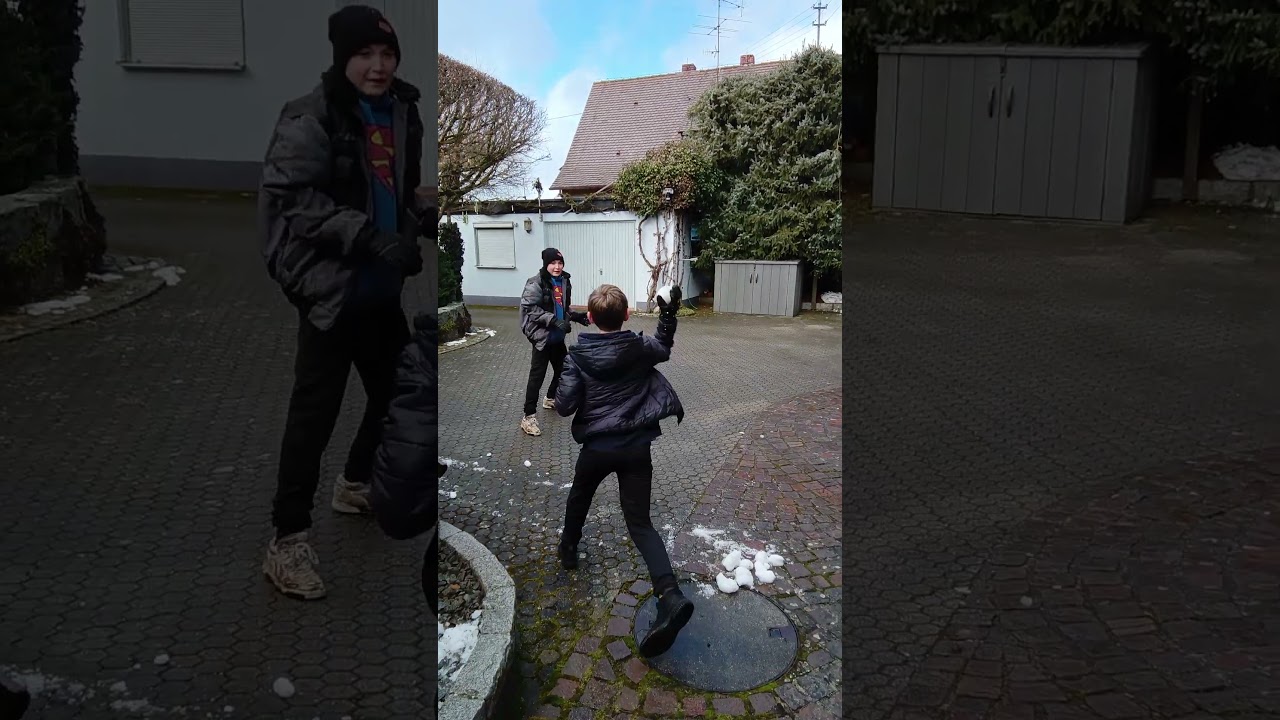 Schnee ball challenge 🇩🇪In Deutschland🇩🇪