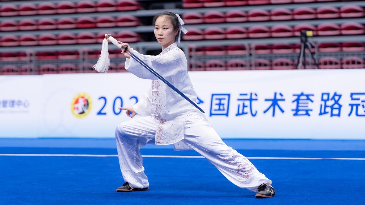 2024冠军赛 女子太极剑  第4名 河南 李玉珠 9.703分 2024年全国武术套路冠军赛 女子太极剑 TaiJiJian