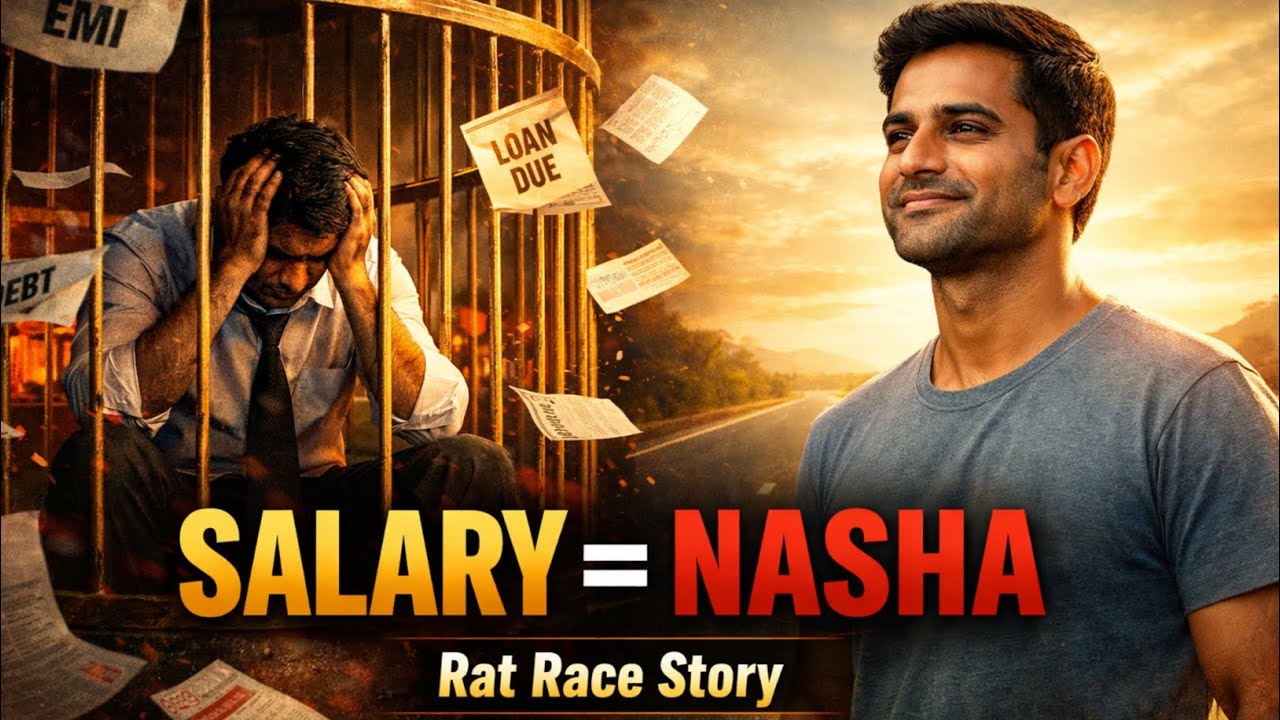 दुनिया का सबसे बड़ा नशा – सैलरी | Aryan vs Kabir | Financial Freedom Hindi Story