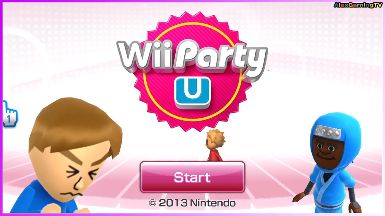 Wii Party U (Wii パーティーU) Wii U - Longplay (Highway Rollers, Game Pad Island others)