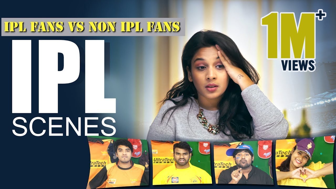 IPL Scenes - IPL Fans vs Non IPL Fans || Mahathalli || Tamada Media