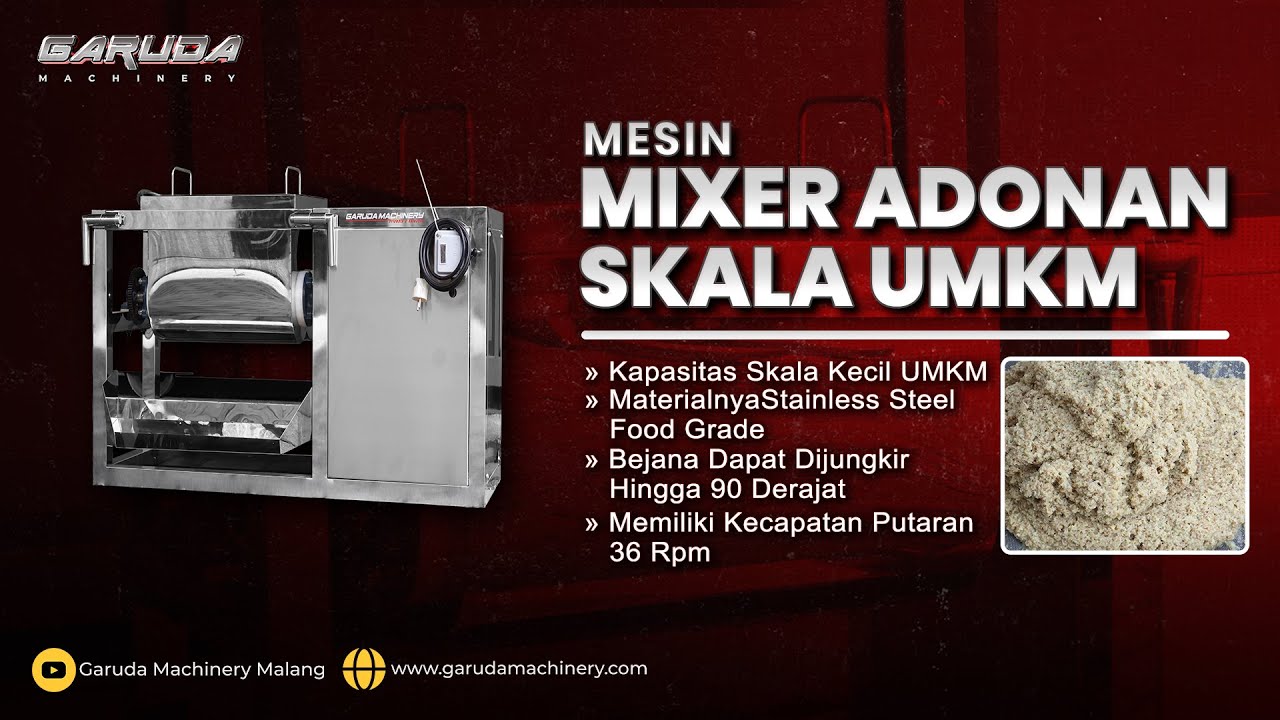 Masih Ngaduk Adonan Manual? Ini Alasan UMKM Beralih ke Mesin Mixer Adonan | Mixer Adonan 10Kg