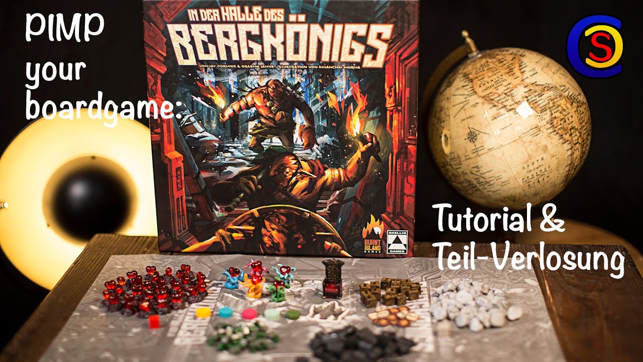 PIMP your boardgame: In der Halle des Bergkönigs - Tutorial & Verlosung