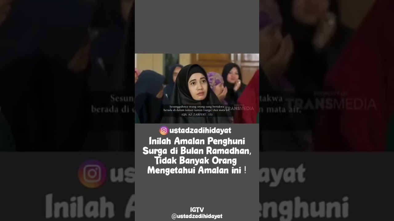 ceramah agama#penghunisurga #amalanramadhan